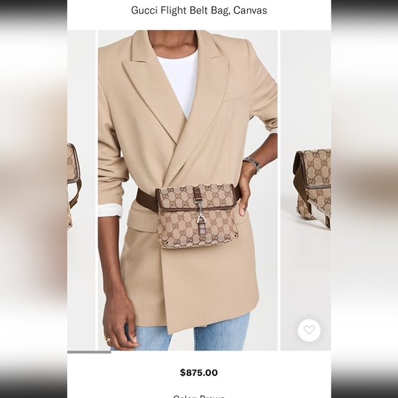 Auth Vintage Gucci Monogram GG Belt Bag with Dustcover on SALE !! - Picture 12 of 12